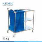 AG-SS010A bệnh viện linen SS tạo nên xe đẩy với túi bụi có thể giặt được