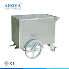 AG-SS035A CE ISO bệnh viện thép không gỉ thực phẩm di động giỏ hàng bữa ăn xe đẩy