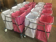 AG-SS019 2 túi vải lanh y tế bệnh nhân phòng làm sạch di chuyển sử dụng chất thải xe đẩy