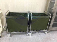AG-SS013 thương mại thiết bị giặt thép không gỉ xe đẩy với túi bụi có thể giặt được