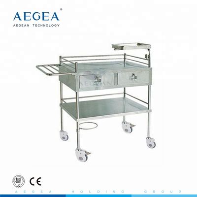AG-SS058 cơ sở thép không gỉ điều trị y tế tiêm xe đẩy
