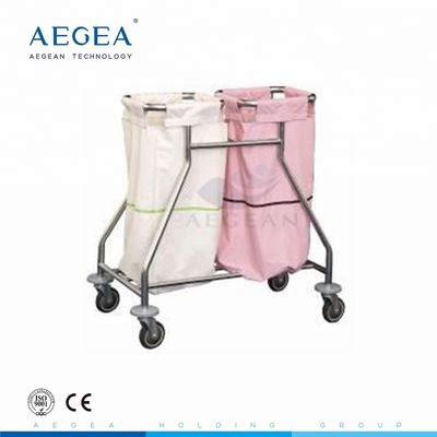 AG-SS019 Với hai túi quần áo bệnh nhân khăn trải giường làm sạch bệnh viện tai nạn giỏ hàng